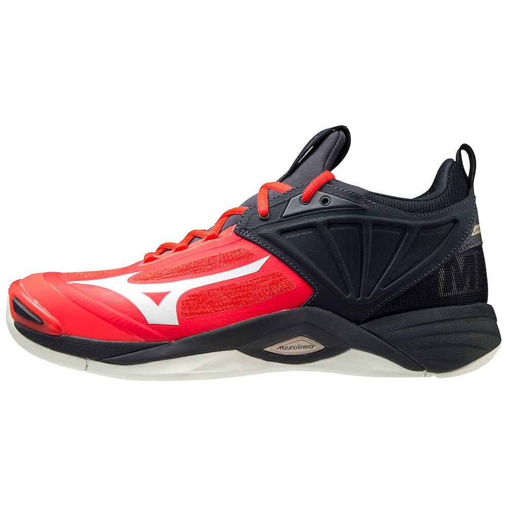 Sapatilhas Voleibol Mizuno Wave Momentum 2 - Homem - Vermelhas/Branco - ILNYU8713